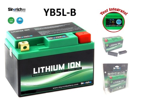 Skyrich batteria litio yb5l - skyrich,