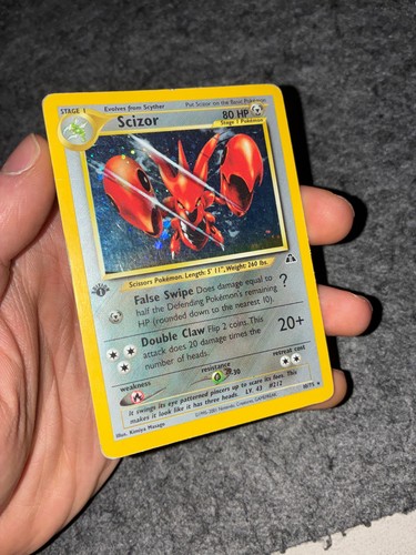 Scizor holo 1st - 1st, edition