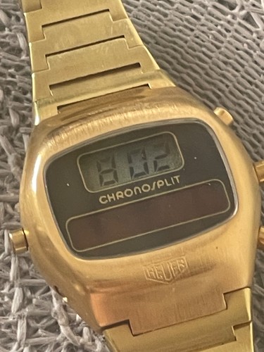 Heuer chronosplit lcd led - heuer, lcd/led