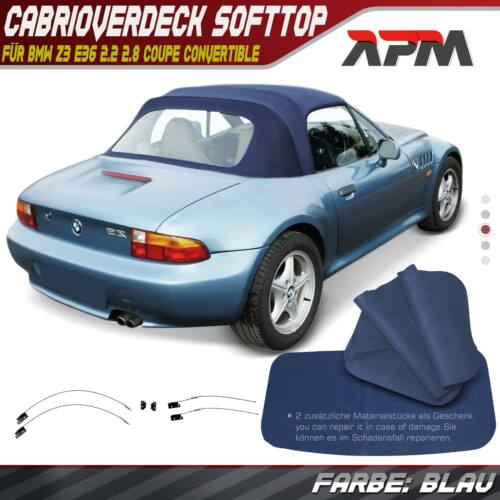 Capote cabrio softtop blu per