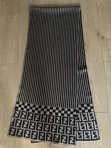 Fendi maglia sciarpa lana - fendi, ff