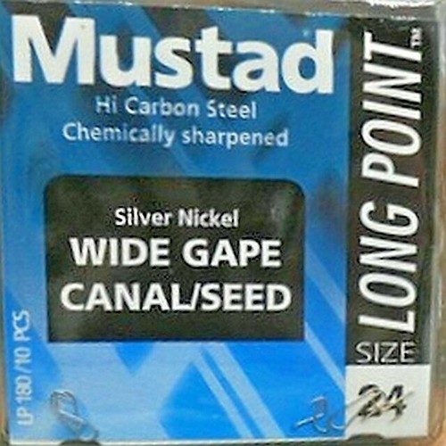 Mustad lp180 silver nickel - mustad,