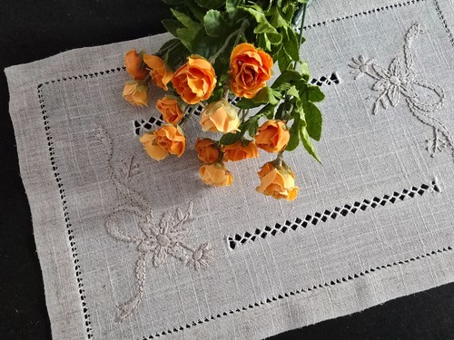Set centrini lino canapa - set,