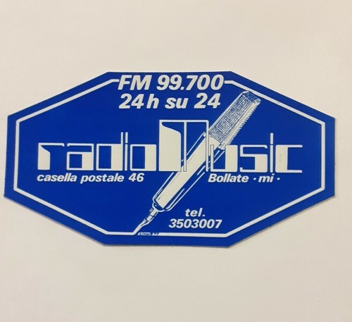 Vecchio adesivo radio old - adesivo,