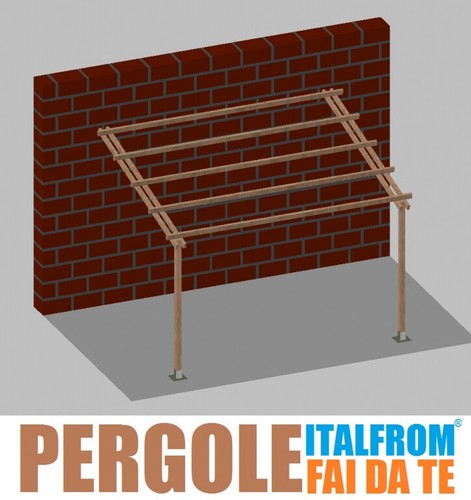 Pergola legno impregnato - legno,