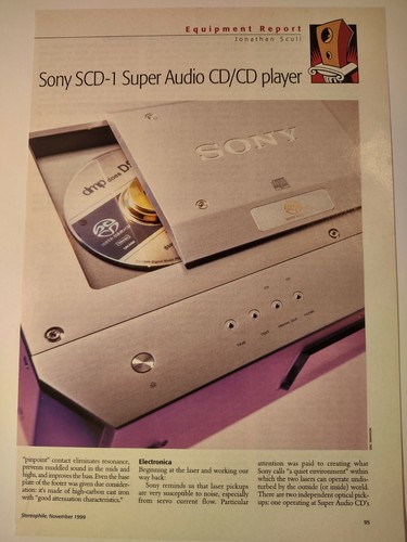 Sony scd1 super audio - scd1, lettore