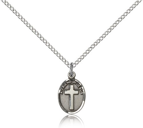 Collana croce argento - in,