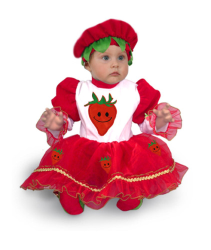 Costume carnevale fragolina - costume, di