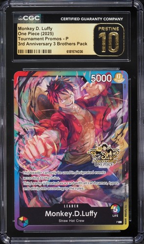 Monkey luffy cgc 10 - luffy, inglese