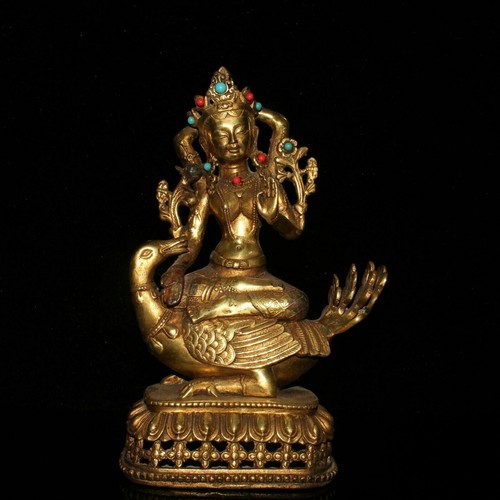 Statua buddha gemma intarsiata - gemma,