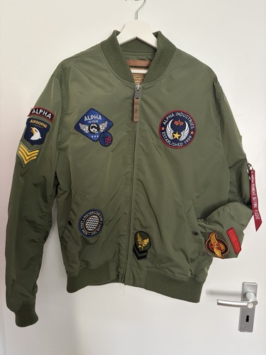 Alpha industries patch logo - industries,