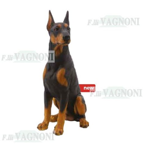 Statua cane dobermann doberman - dobermann,