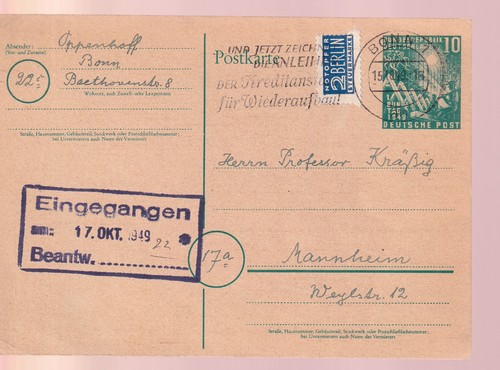 Bund pso bonn 15 - bonn,, 15.10.49