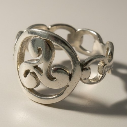Anello celtico vero argento