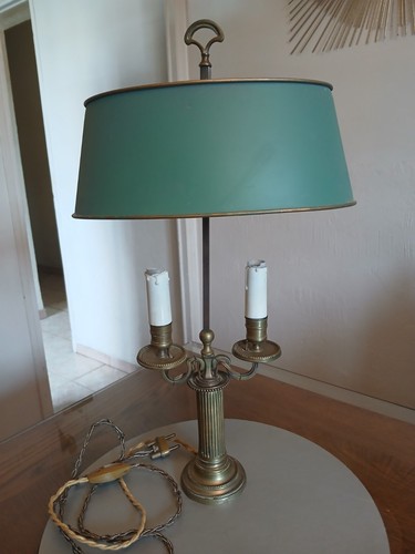 Grde lampe bouillotte bronze - lampe,