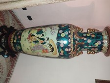Vaso cinese decorato di altezza 150 cm,condizioni perfette.