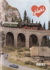 catalogo HEKI 1986/87 Modellbäume Strassenprogramm Tunnel                  D  bb