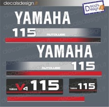 Adesivi motore marino yamaha - adesivi,
