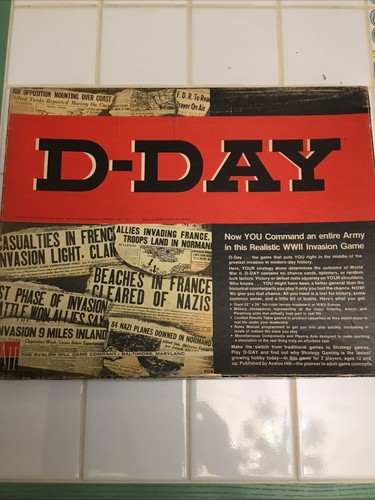 Gioco tavolo vintage - vintage, d-day