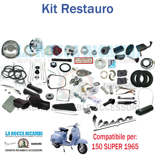 Kit restauro vespa 150 super - kit,