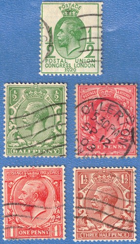 Set francobolli usati george - usati,