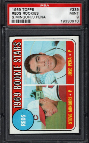 1969 topps 339 reds rookies - 1969,