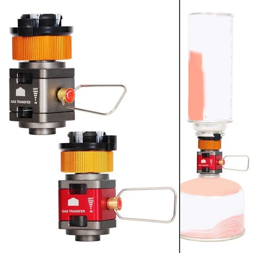 Camping gas tank adapter - camping, with