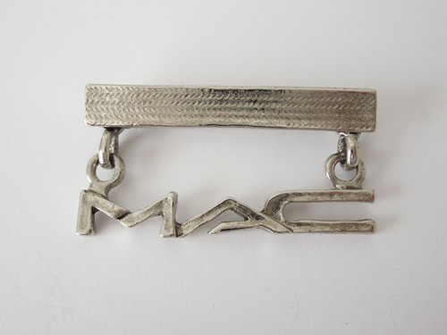 Brosche schriftzug mac - brosche,