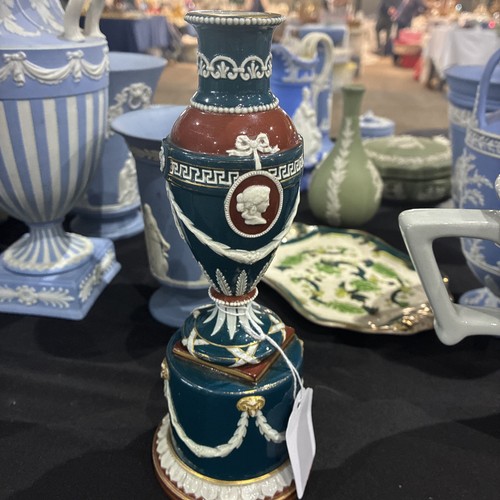 Vaso wedgwood diaspro ware blu - vaso,