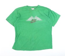 T-shirt uomo Nike verde taglia