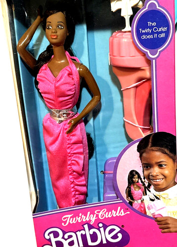 Twirly curls barbie - twirly, doll