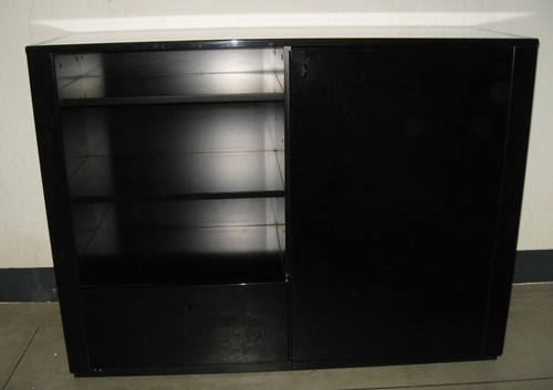 Credenza laccata nero - , lucido