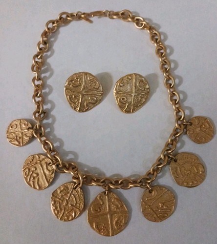 Set collana orecchini clip - orecchini, a