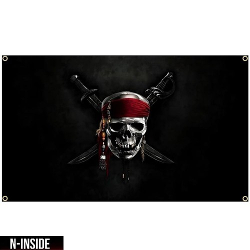 Bandiera pirati dei caraibi - bandiera,