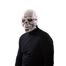 MASCHERA SCHELETRO SCOLPITO IN