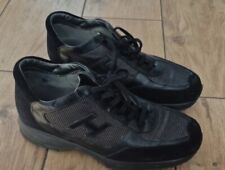 Scarpe Hogan N. 42 Nero Come Nuove Usate Poche Volte Bellissime 