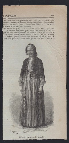 Caldea ragazza del popolo - ragazza,