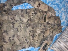 Camicia uomo manica lunga GIACCA multitasche militare mimetica OVERSIZE S a 4XL