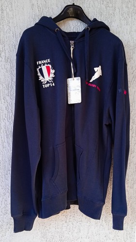 Felpa full zip rugby con - full,