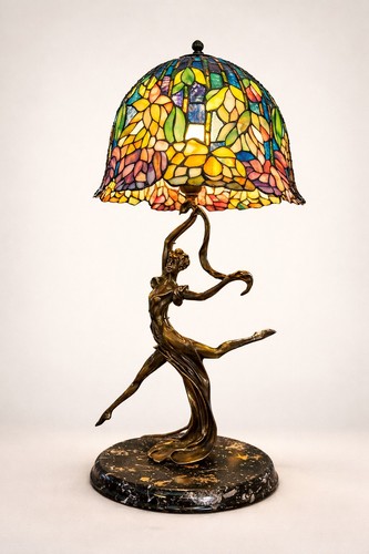 Lampada tiffany tavolo con - lampada,