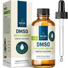 DMSO Qualità farmaceutica 99,9% Dimetilsolfossido puro in bottiglia di vetro