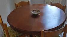 tavolo rotondo allungabile con