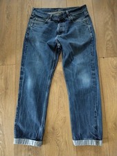 Carhartt Pantalone Uomo Texas Jeans Blu Denim Regolare Conico 34x32