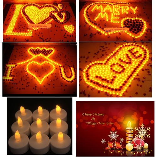 Set candele fiamma effetto - 6,