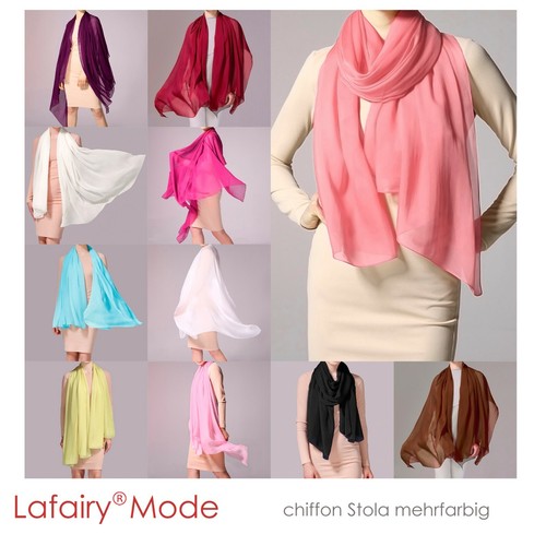 Chiffon stola sciarpa foulard - stola,