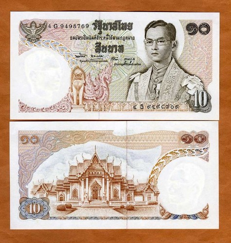 Thailand baht nd - 10, baht,