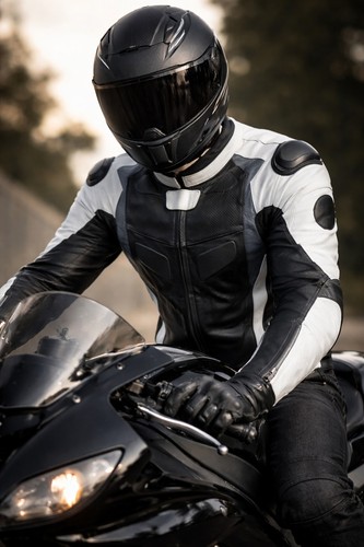 Blouson moto homme - cuir, racing