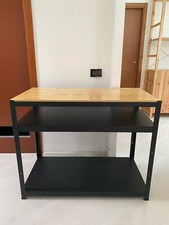 Banco da lavoro Ikea BROR, nero/compensato di pino 110x55 cm