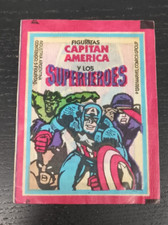 BUSTINA FIGURINE SUPERHEROES INDUSTRIA ARGENTINA 1980 SIGILLATA PERFETTA