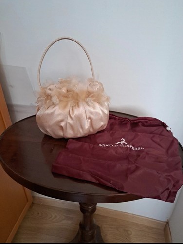 Borsa mano champagne rebecca - borsa,